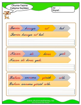 z sesi Çalışma Sayfaları